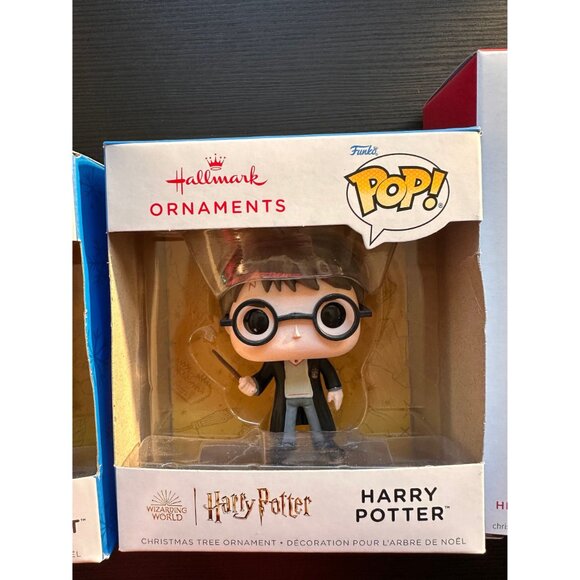 Harry Potter Funko Pop! Ornaments Set, Lord Voldemort, Hermione Granger Set of 3 - Picture 3 of 7